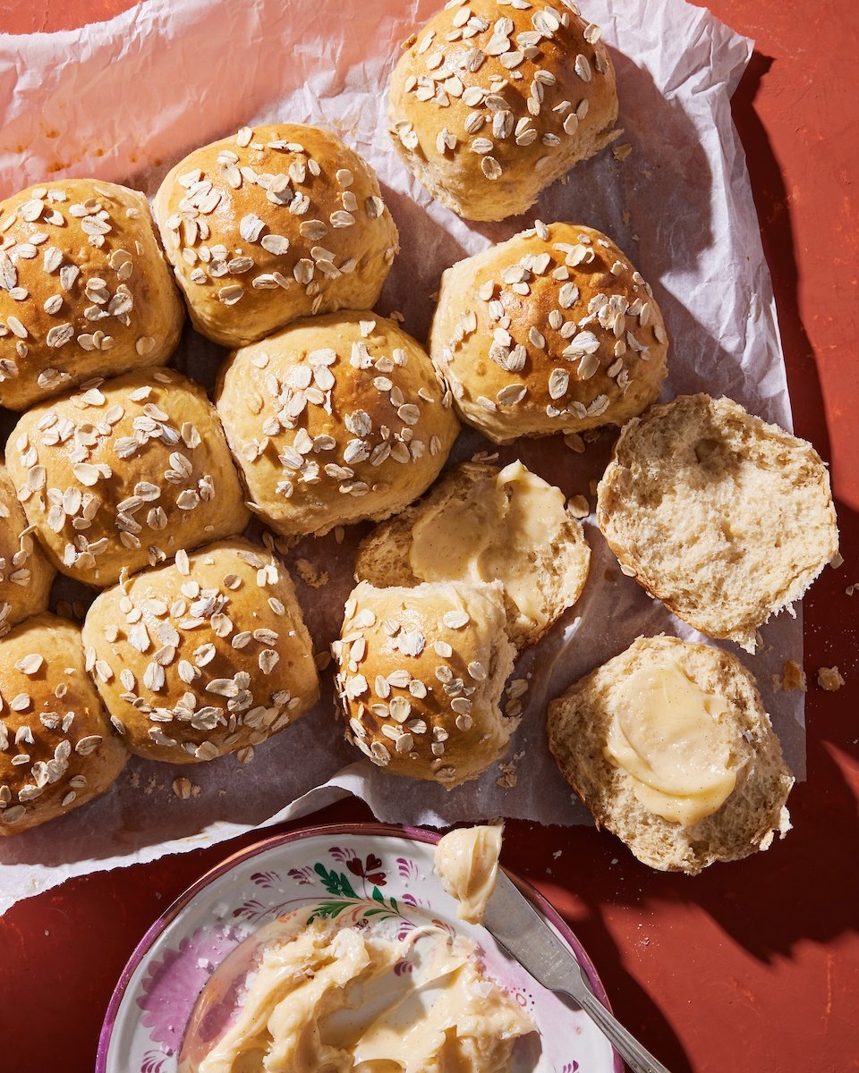 dinner rolls from the Ambitious Kitchen Cookbook