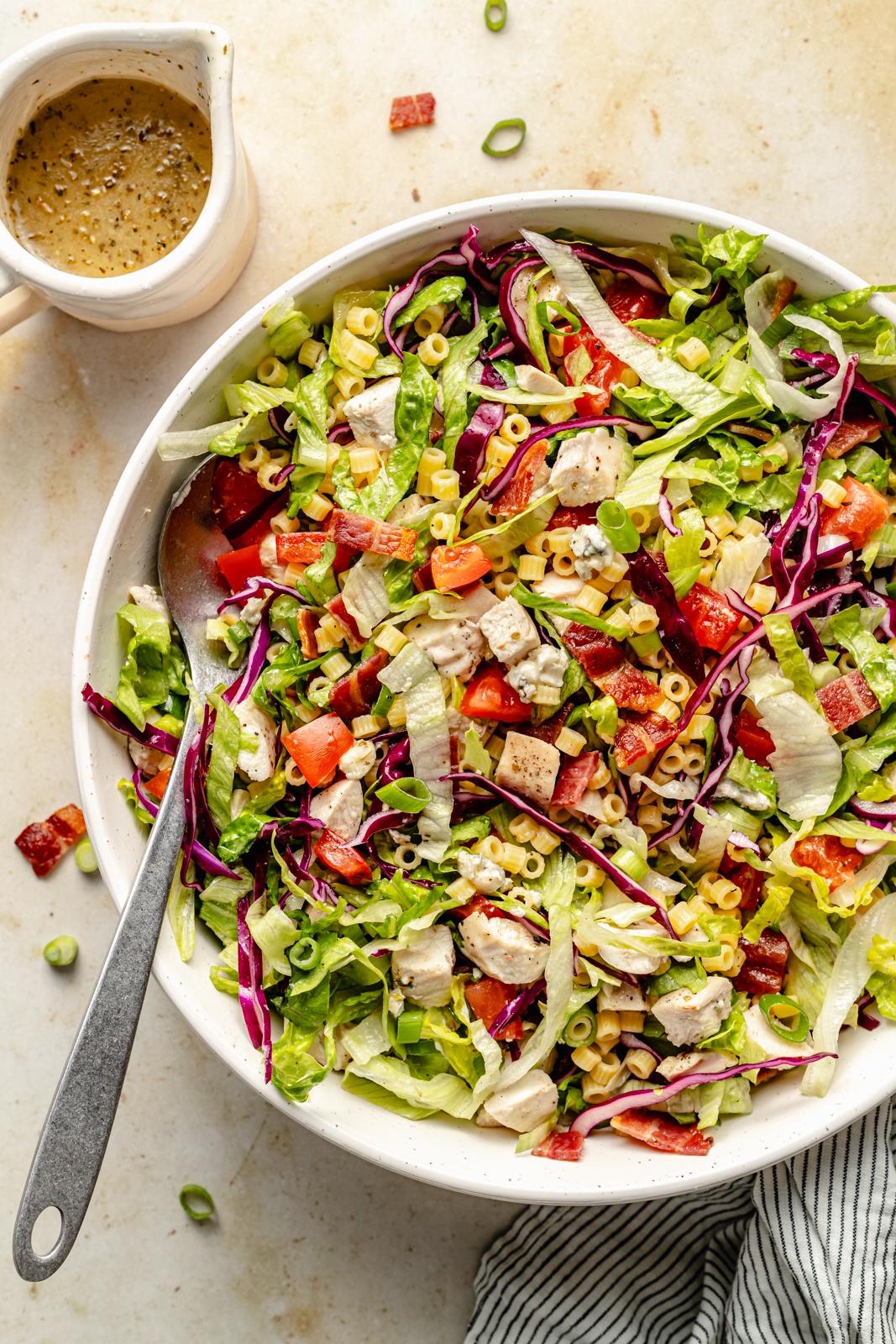 portillo's chopped salad in a bowl