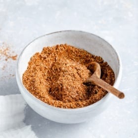 homemade sazon seasoning in a bowl