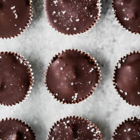 no bake peanut butter cups with sea salt