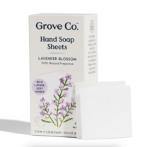 box of soap sheets