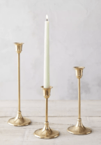 brass candlestick holders