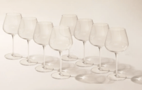 8 red wine glasses