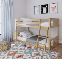 bunk bed in a childrens room